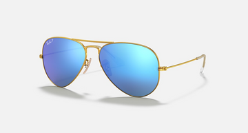 AVIATOR FLASH LENSES | Blue Polarized