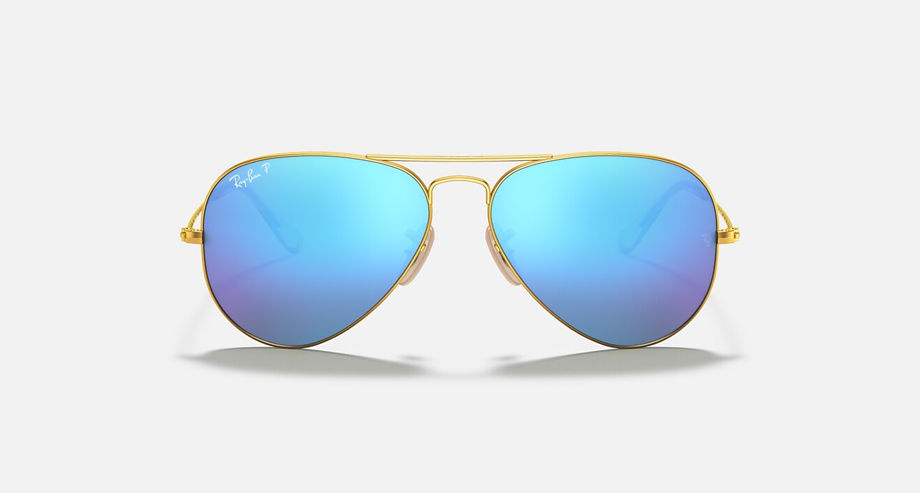 AVIATOR FLASH LENSES | Blue Polarized
